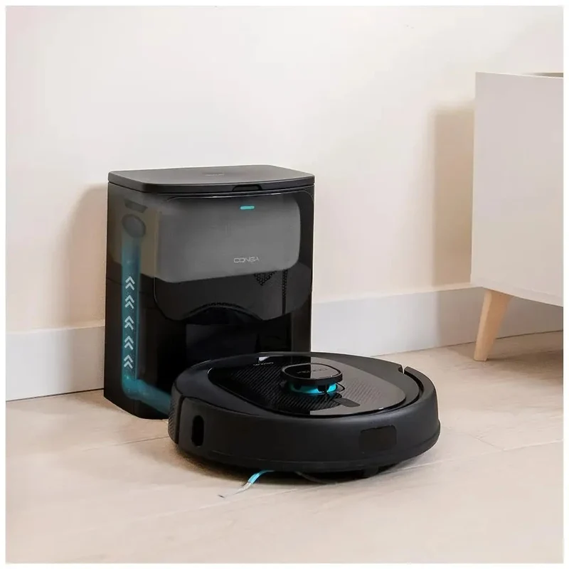 Robot Aspirador con Navegación Láser y Autovaciado para Limpieza Eficiente de Cecotec