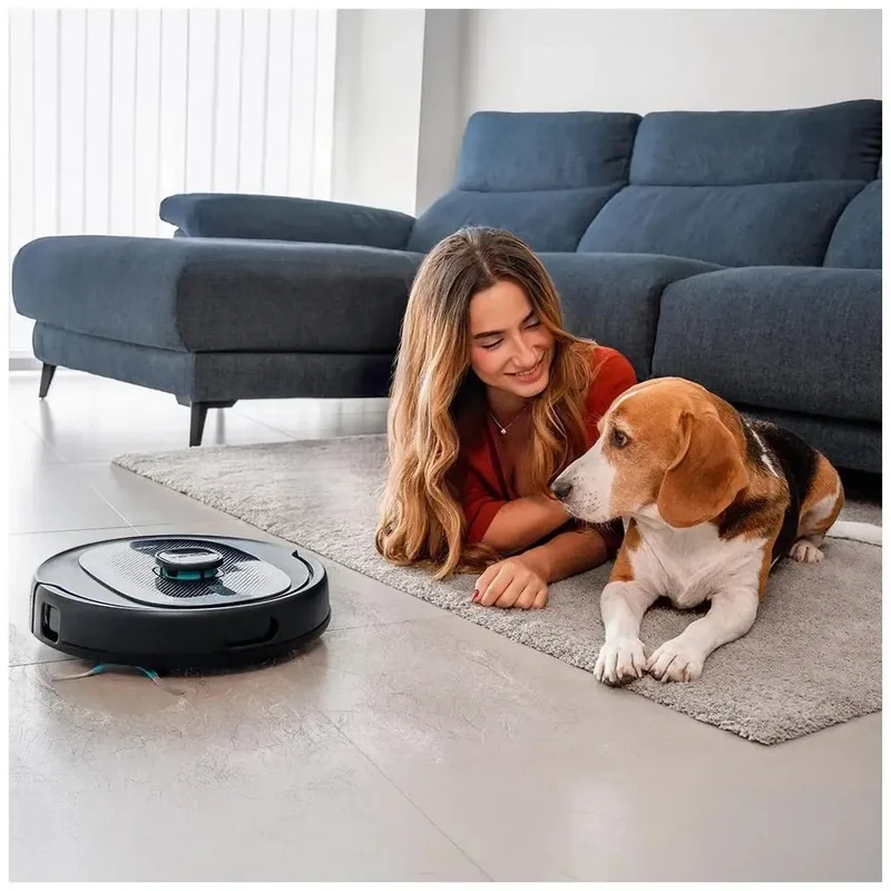 Robot Aspirador 4 en 1 con Navegación Láser y Succión de 10.000 Pa para Mascotas de Cecotec