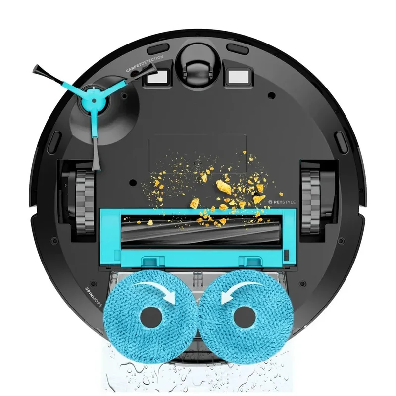 Robot Aspirador Inteligente con IA, Succión 10,000 Pa y Autovaciado de Cecotec
