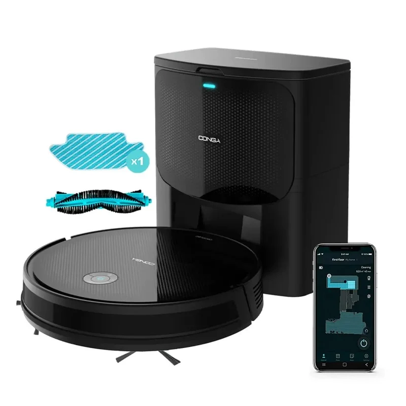 Robot Aspirador 4 en 1 con Autovaciado y Conectividad Avanzada para Limpieza Total de Cecotec