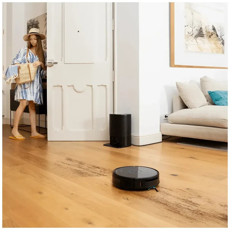 Robot Aspirador y Friegasuelos con Autovaciado y Navegación Láser Precisa de Cecotec