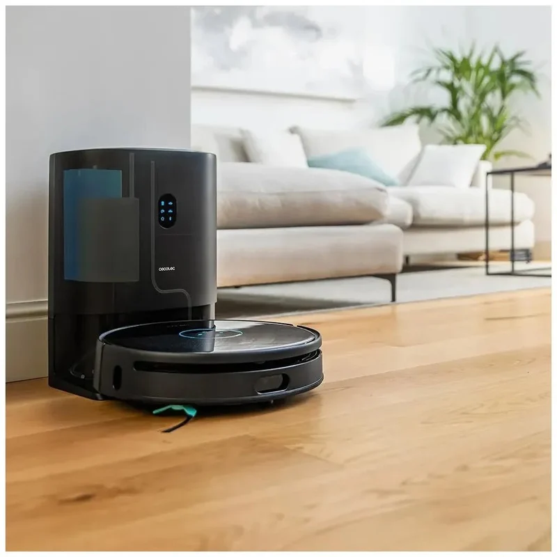 Robot Aspirador y Friegasuelos con Autovaciado y Navegación Láser Precisa de Cecotec
