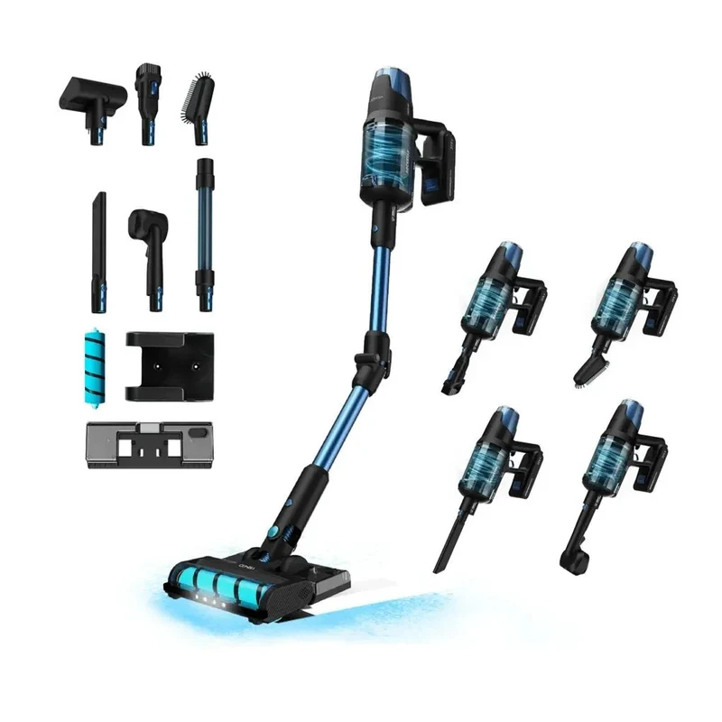 Aspirador Vertical 4 en 1 con Alta Potencia y Autonomía para Hogares con Mascotas de Cecotec