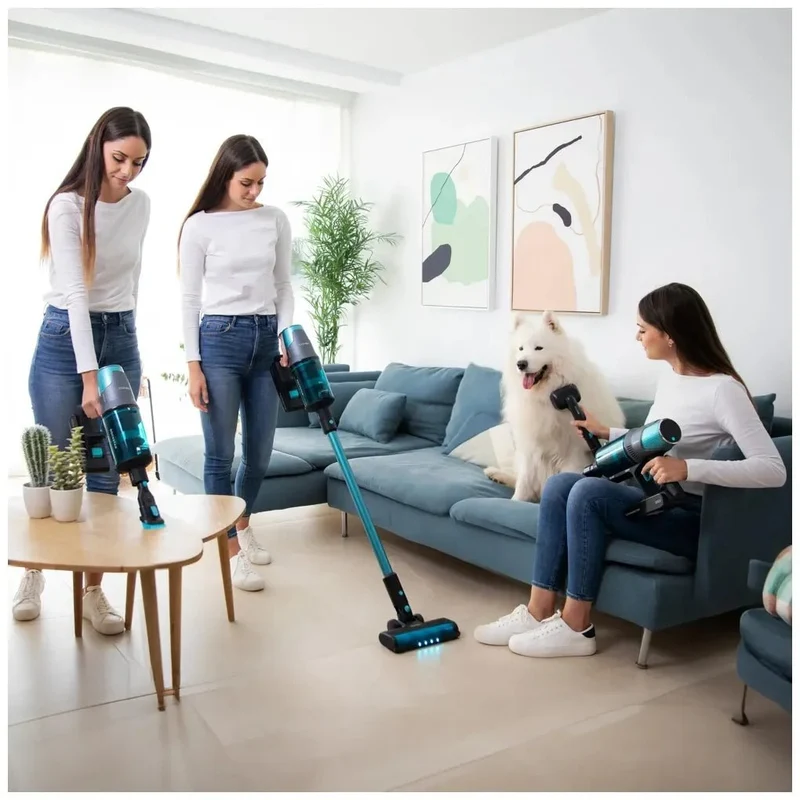 Aspirador Vertical 4 en 1: Potencia, Succión y Autonomía para Mascotas de Cecotec