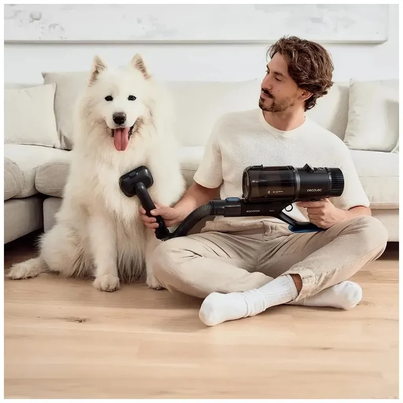 Aspirador Vertical 4 en 1 con Potencia Extrema y Autonomía para Mascotas de Cecotec