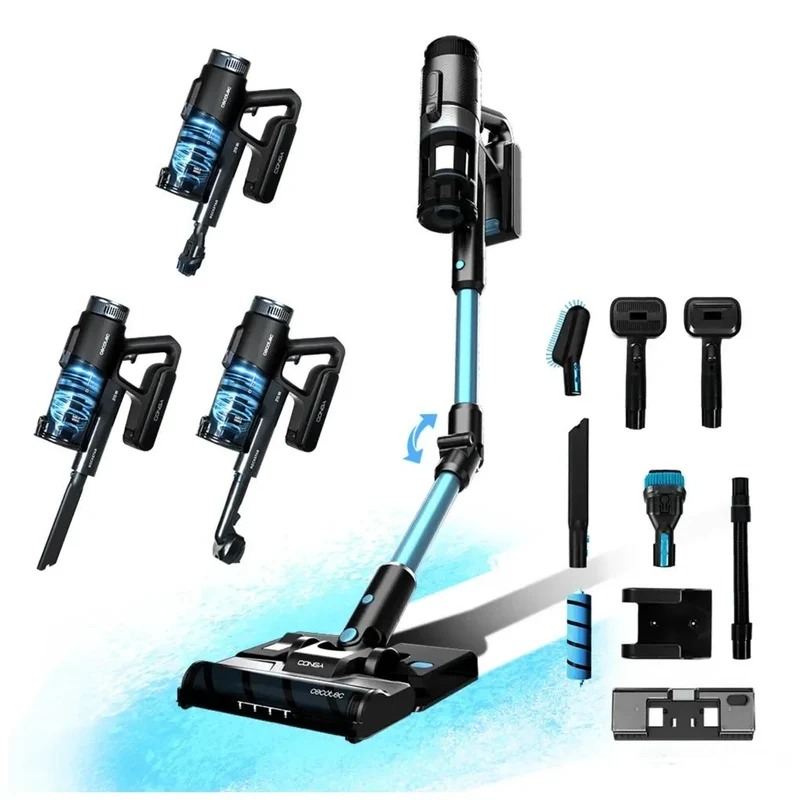 Aspirador Escoba Sin Cables 3 en 1: Potencia, Flexibilidad y Limpieza Avanzada de Cecotec