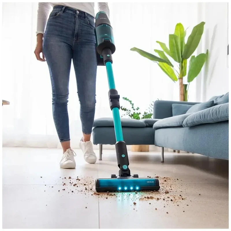 Aspirador Escoba Sin Cable 4 en 1: Potencia, Autonomía y Limpieza para Mascotas de Cecotec
