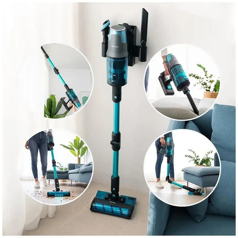 Aspirador Escoba Sin Cable 4 en 1: Potencia, Autonomía y Limpieza para Mascotas de Cecotec