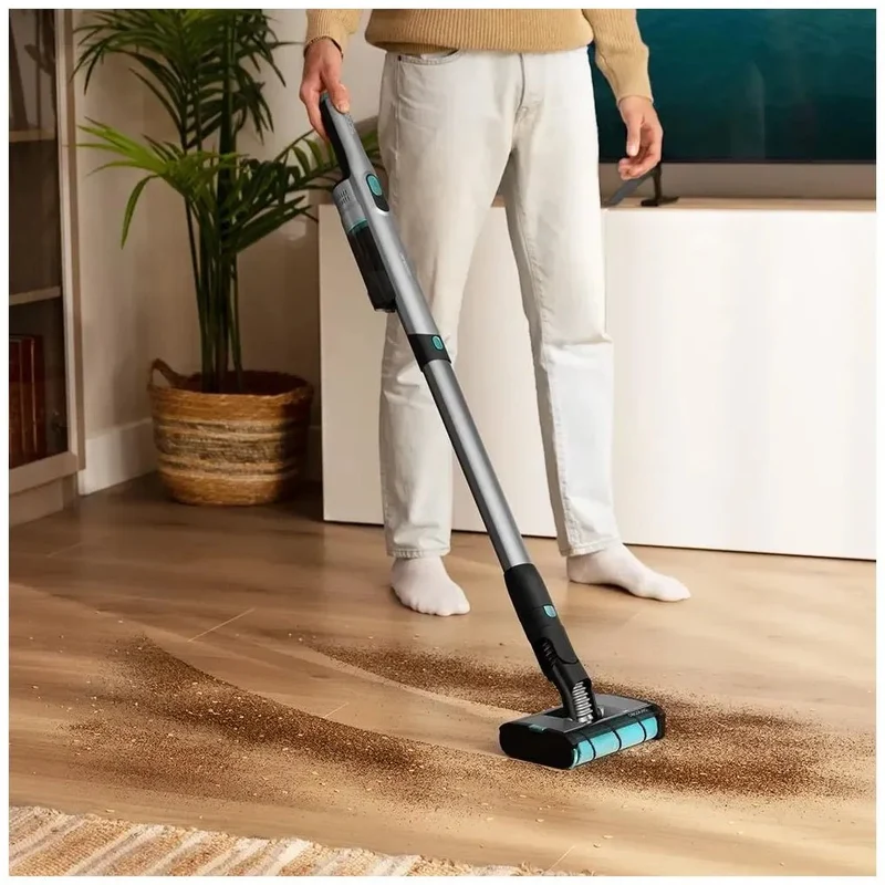 Aspirador Escoba Sin Cable Ultraligero con Potente Succión y Limpieza 360° de Cecotec