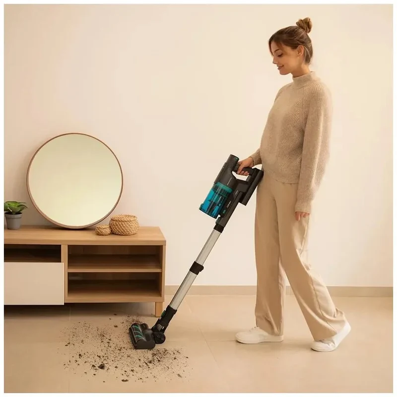 Aspirador Escoba Sin Cables con Autovaciado y Potente Succión de 450W de Cecotec