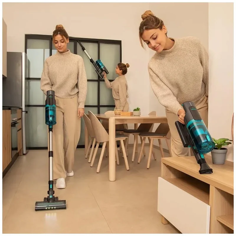 Aspirador Escoba Sin Cables con Autovaciado y Potente Succión de 450W de Cecotec