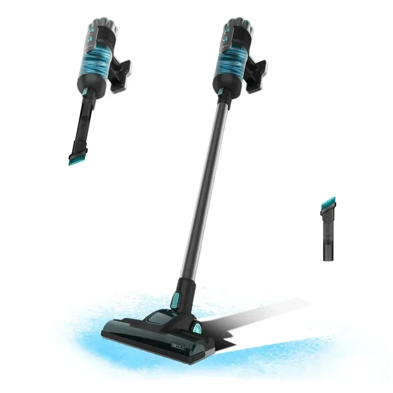 Aspirador Escoba 700 PowerHead: Potencia y Succión Ciclónica para Limpieza Total de Cecotec