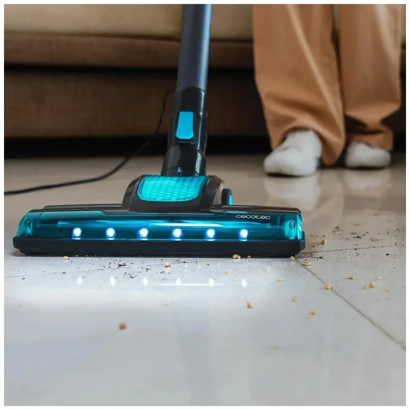 Aspirador Escoba 700 PowerHead: Potencia y Succión Ciclónica para Limpieza Total de Cecotec