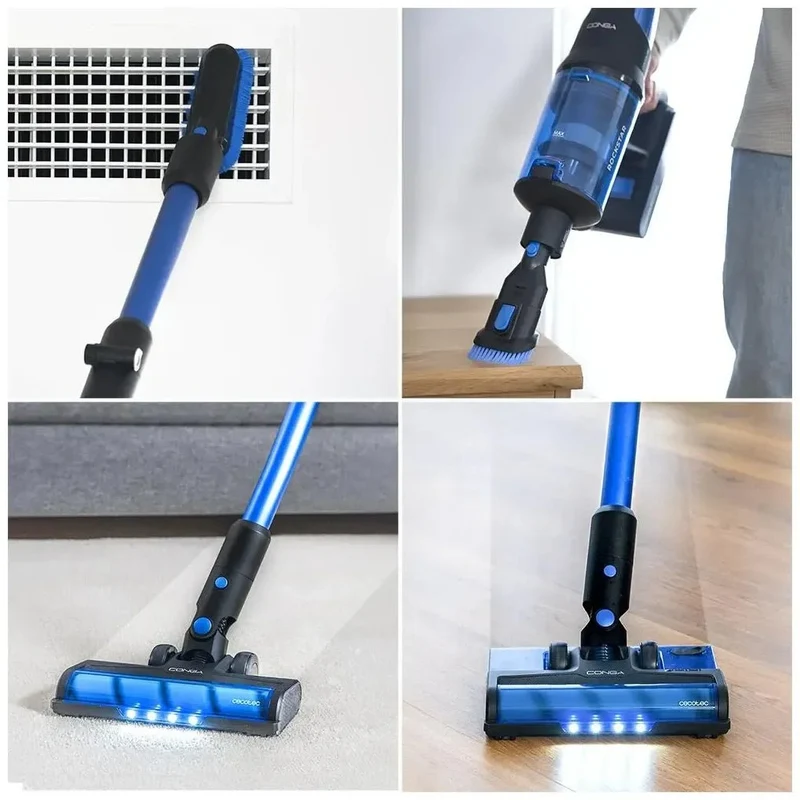 Aspirador Escoba Sin Cable 4 en 1: Potencia, Succión y Autonomía para Mascotas de Cecotec