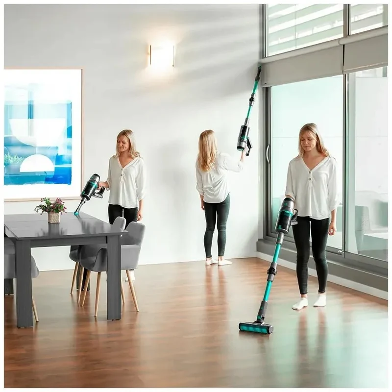Aspirador Vertical 4 en 1: Potencia, Autonomía y Limpieza en Seco y Húmedo de Cecotec