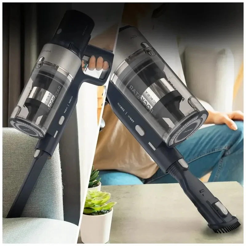 Aspirador Vertical Potente con Autovaciado y Tecnología Avanzada para Hogares de Cecotec
