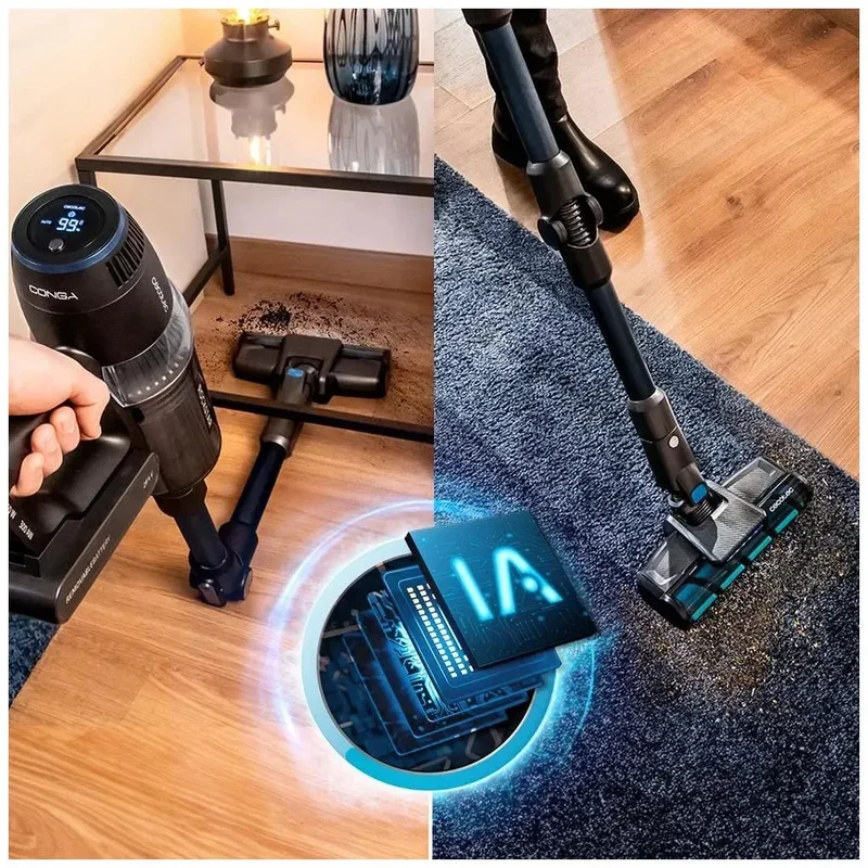 Aspirador 4 en 1 con IA: Potencia, Autonomía y Versatilidad para tu Hogar de Cecotec