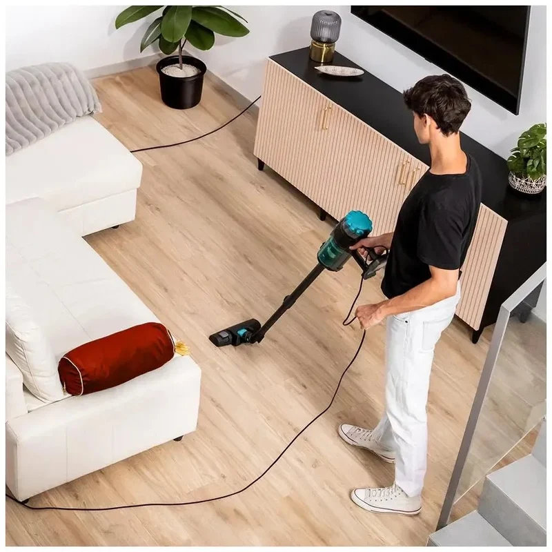 Aspirador Escoba Potente y Eficiente con Tecnología Ciclónica y Cable XXL de Cecotec