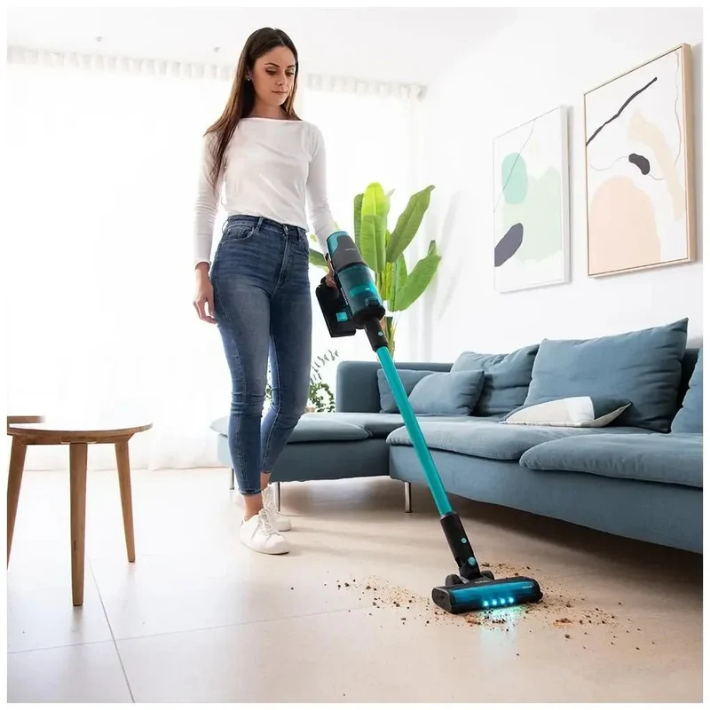 Aspirador Escoba Sin Cable 4 en 1: Potencia, Autonomía y Accesorios para Mascotas de Cecotec