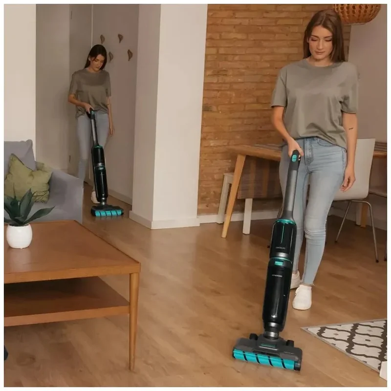Fregona Eléctrica FreeGo: Limpieza y Aspirado Eficaz con 250W y Autolimpieza de Cecotec