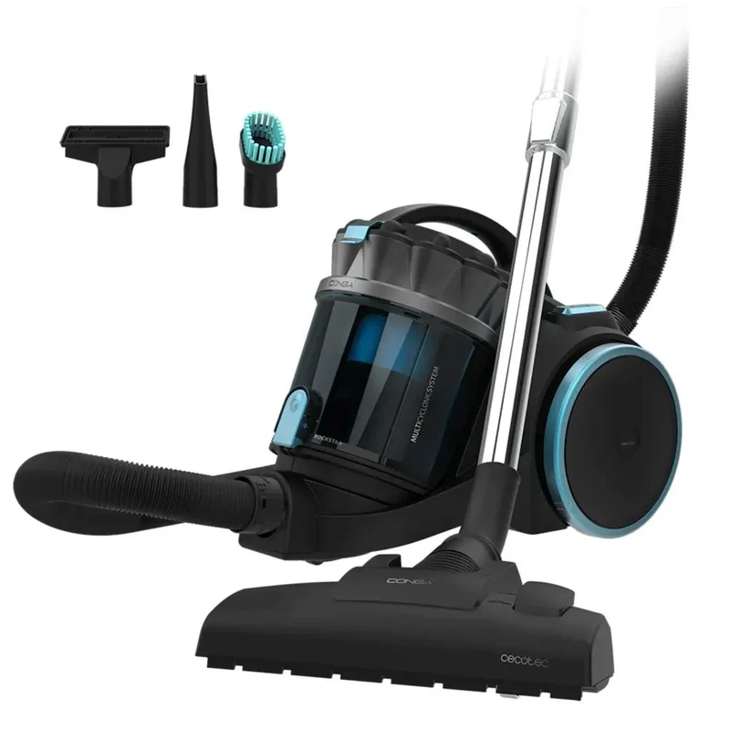 Aspirador Multiciclónico XXL sin Bolsa 800W con Gran Succión y Accesorios Versátiles de Cecotec