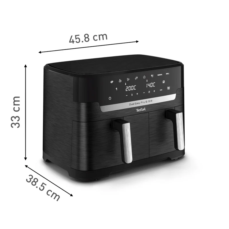 Tefal 11 Litre Dual Easy Fry And Grill Air Fryer