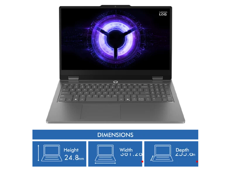 Lenovo LOQ 15.6" i5 16GB 512GB RTX5060 8GB Gaming Laptop