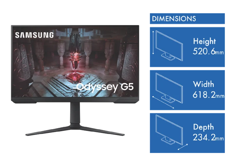 Samsung 27" Odyssey G51C QHD Gaming Monitor