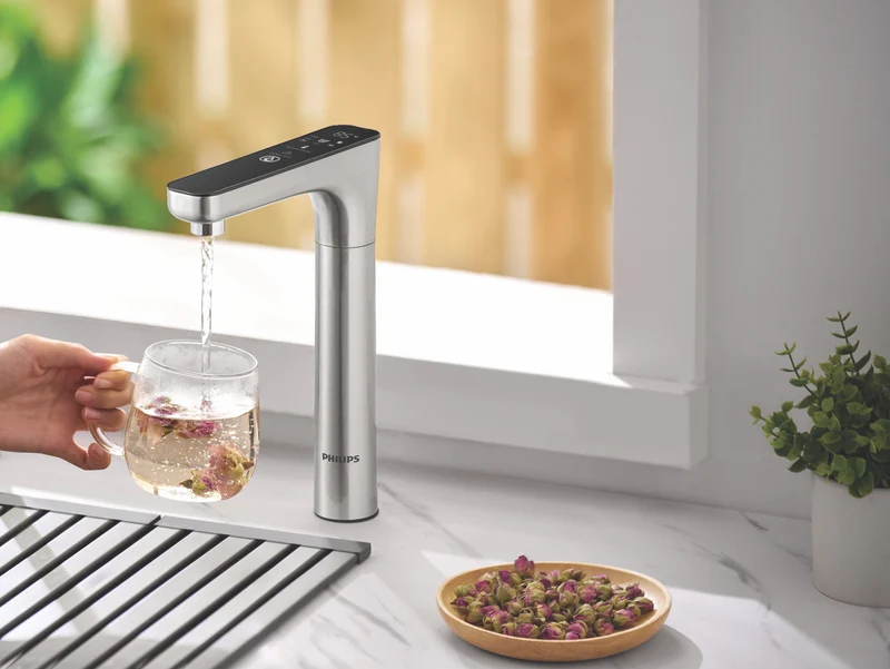 Philips RO Tap Water Station with Aquaporin Inside, Ambient and Hot, Nickel