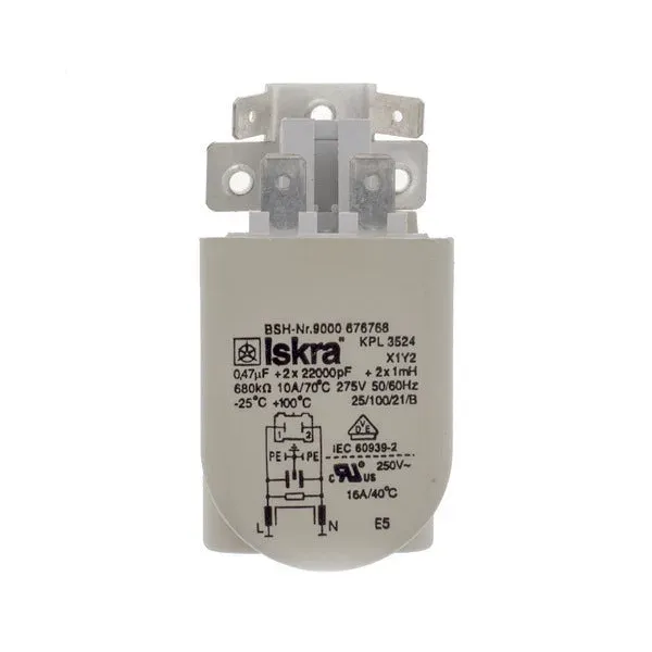 Condensador filtro lavadora Balay 00623842 0,47 µF antirruido