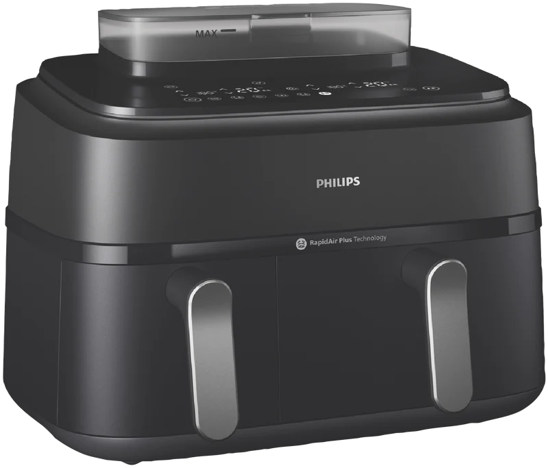 Philips 5000 Series 9 Litre XXL Dual Basket Steam Airfryer Black