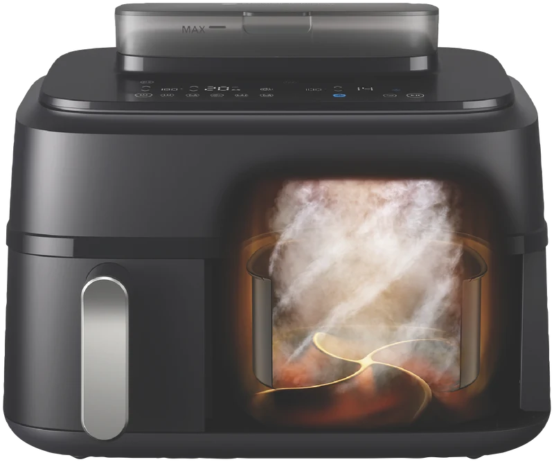 Philips 5000 Series 9 Litre XXL Dual Basket Steam Airfryer Black