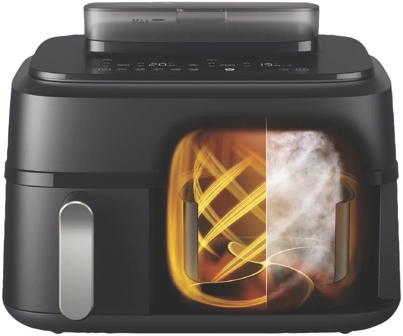 Philips 5000 Series 9 Litre XXL Dual Basket Steam Airfryer Black