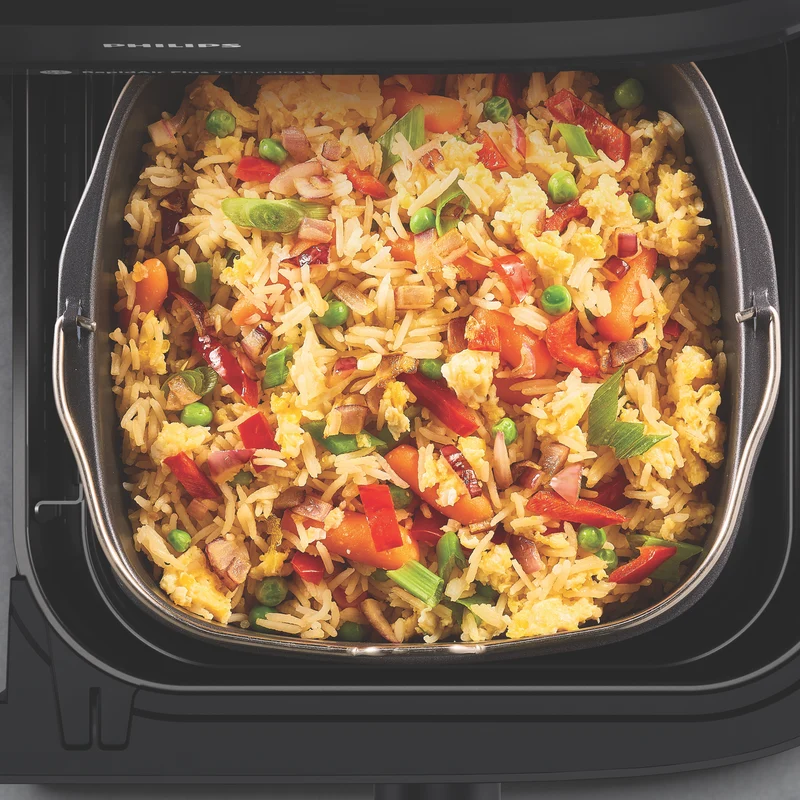 Philips 5000 Series 9 Litre XXL Dual Basket Steam Airfryer Black