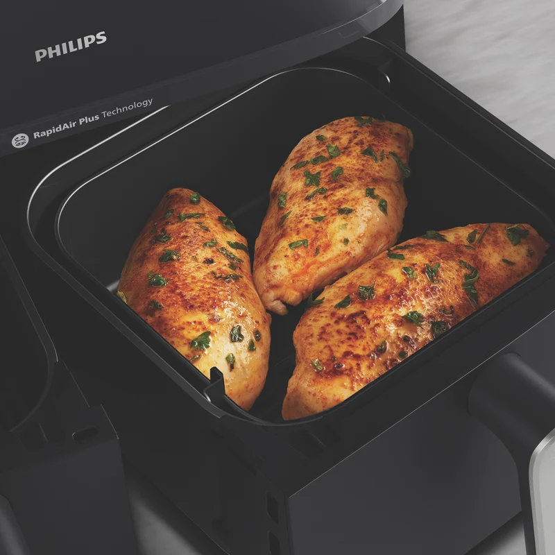 Philips 5000 Series 9 Litre XXL Dual Basket Steam Airfryer Black