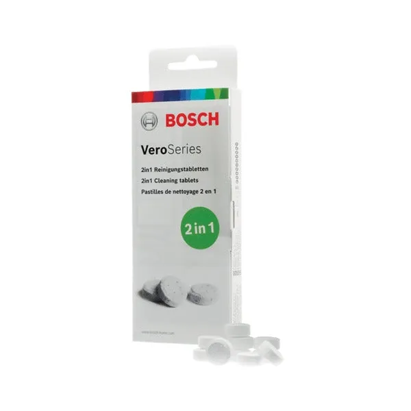 Pastillas de limpieza para cafetera Bosch 00312096 pack 10 unidades