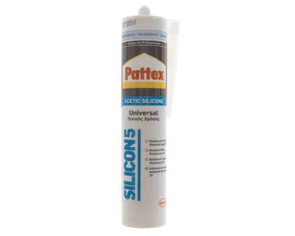 PATTEX Tubo silicona translúcida 280 ml
