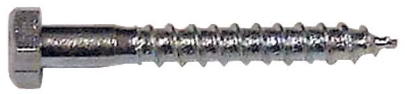 Tornillo cincado 8x60mm para taco 1 u.