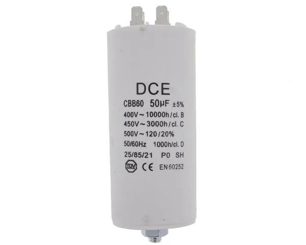 Condensador trabajo 50,0 µF 450V