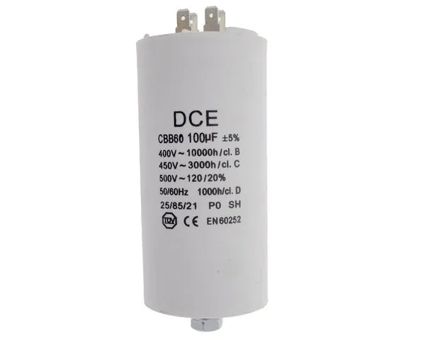 UNIVERSAL Condensador De Trabajo 100,0 µf 450v