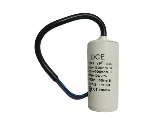 Condensador de trabajo con cable 2,0MF 450V