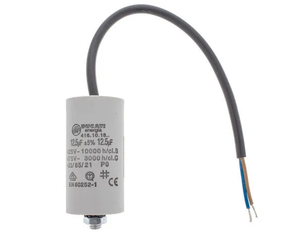 Condensador trabajo con cable 12,5 MF