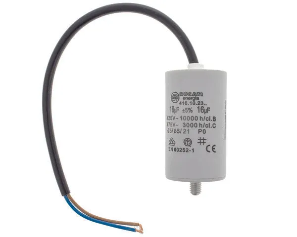 Condensador trabajo con cable 16,0 MF