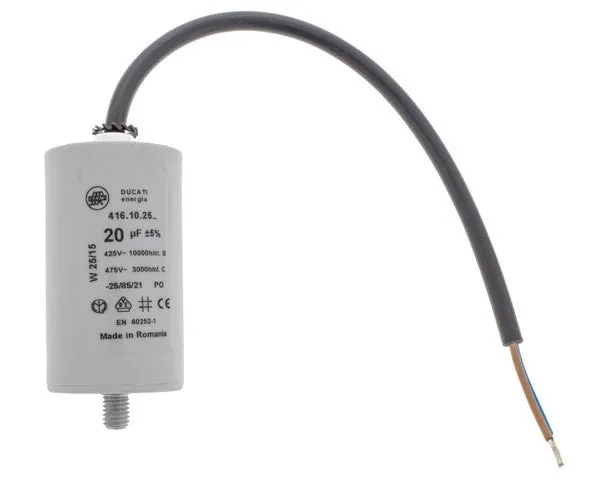 Condensador de Trabajo con Cable 20.0 µF