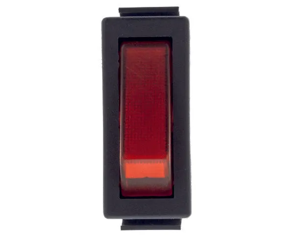 Interruptor UNIPOLAR ROJO 11x30mm PILOTO