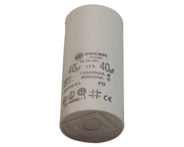 Condensador sin tornillo 40mf 450v