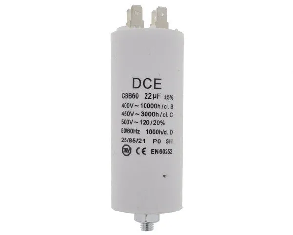 Condensador trabajo 22,0 µf 450v