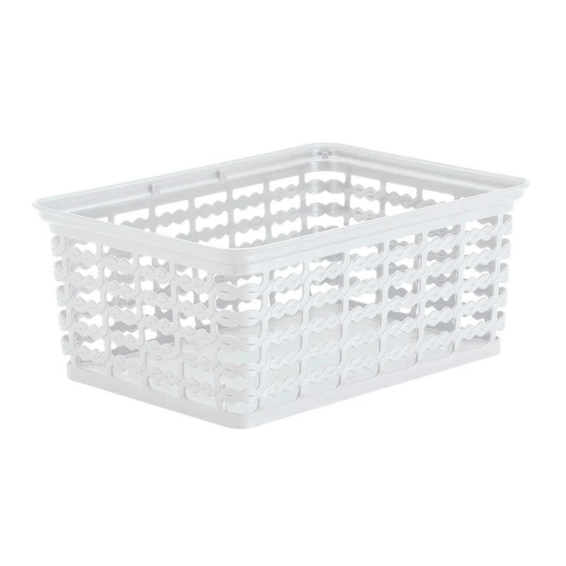 Canasta organizadora con tejido decorativo 4 litros Rimax