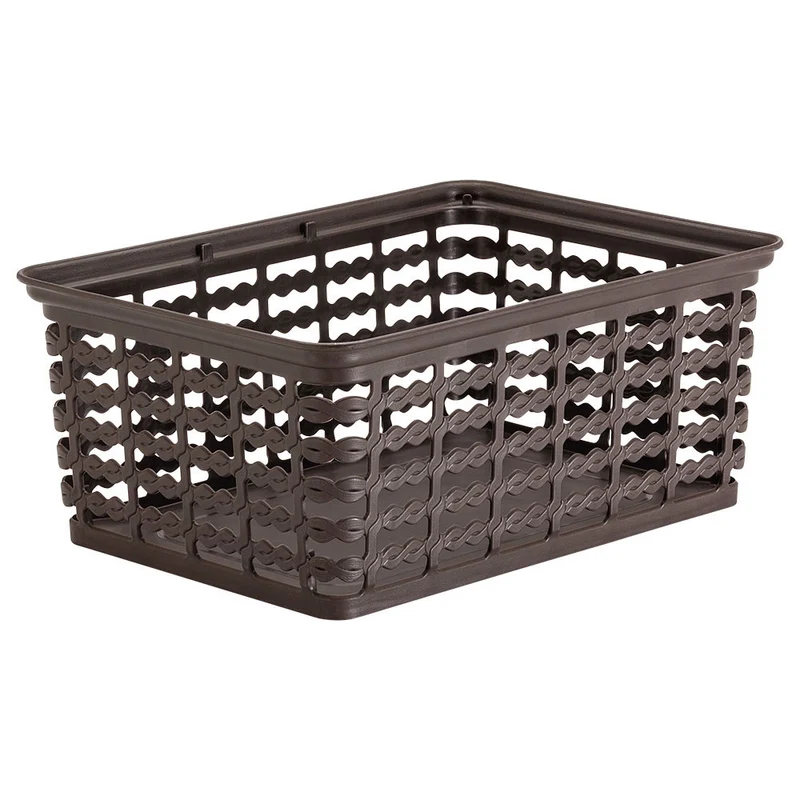Canasta organizadora con tejido decorativo 4 litros Rimax
