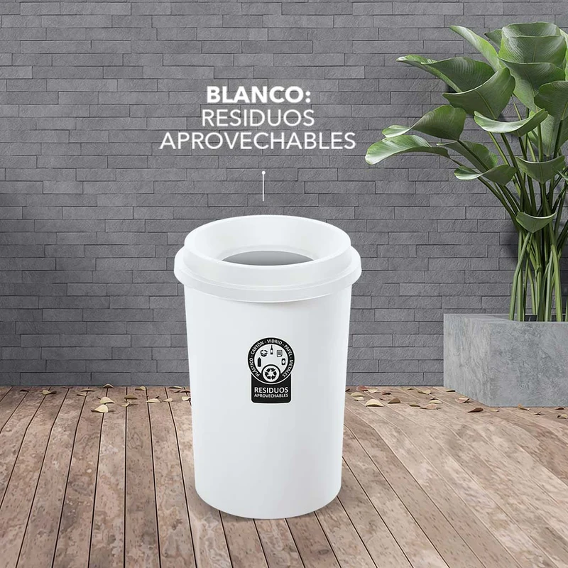 Papelera evo 50 litros manejo residuos Rimax